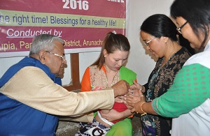 The Governor of Arunachal Pradesh Shri PB Acharya visit Itafort Dispensary Itanagar on 30th January 2017.